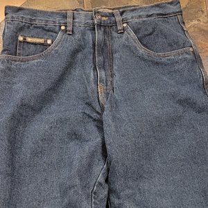 BC Clothing co, Man winter padded Jeans, size 32/32, dark blue